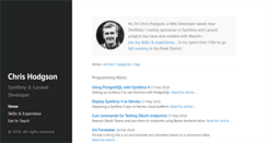 Desktop Screenshot of chrishodgsonweb.co.uk